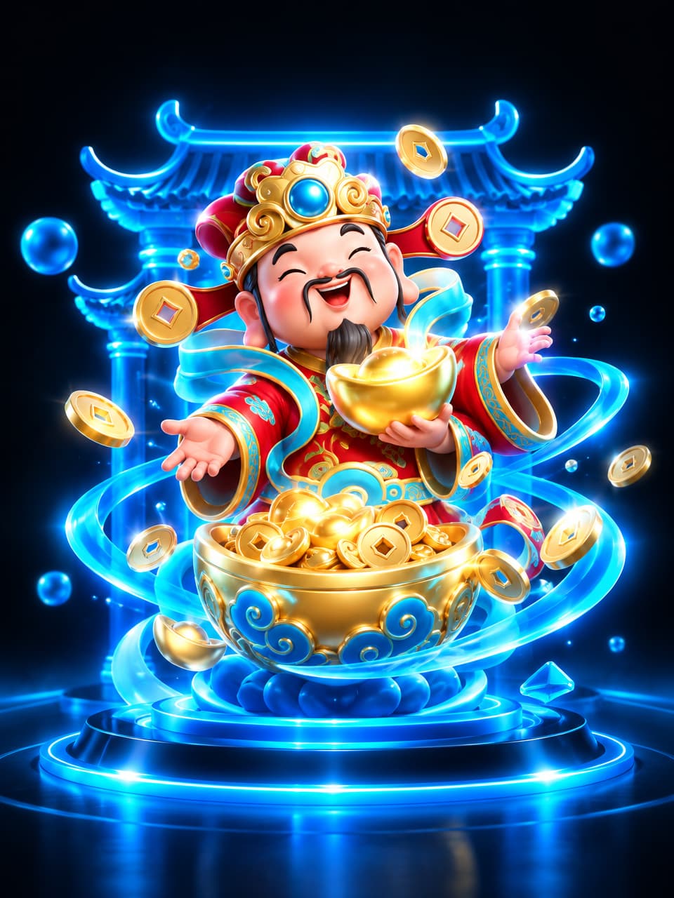 ภาพเกม PG Cai Shen Wins ที่ออกแบบใหม่สำหรับ jun88 - จัน88
